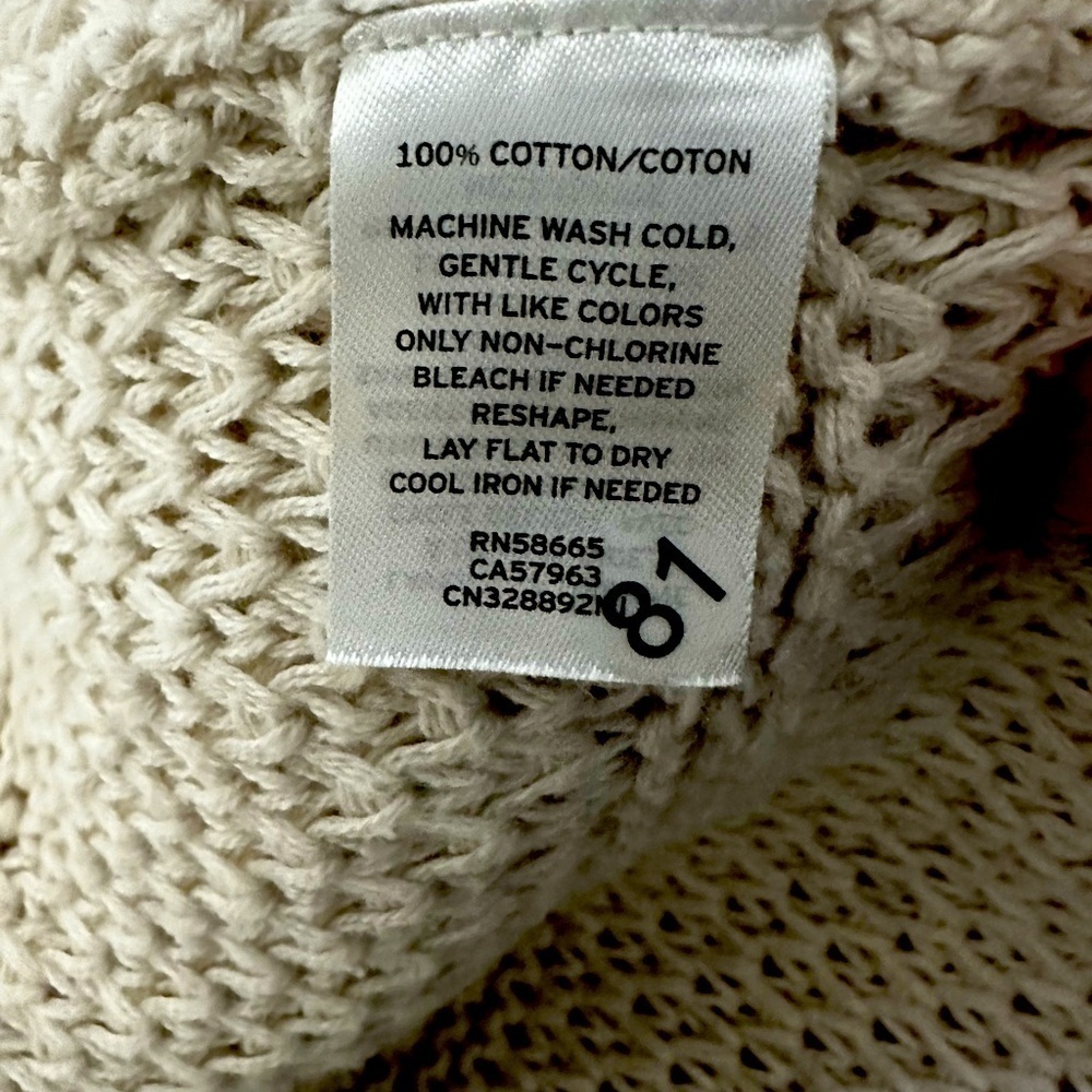 Caslon Cardigan - Size Medium. Beige. - Picture 6 of 6